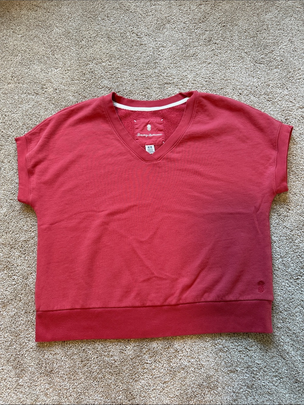 Tommy Bahama  V-Neck Short Sleeve Top